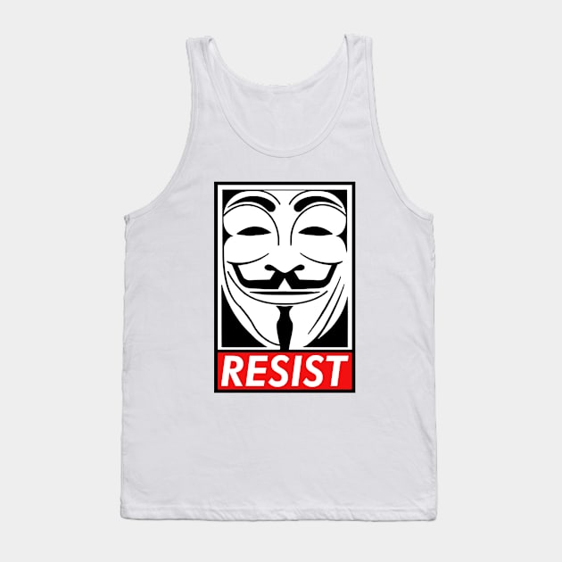 Resist Tank Top by NotoriousMedia